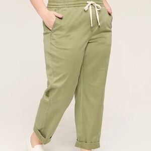 👖 Chino Pull-On Pants – Olive - EUC